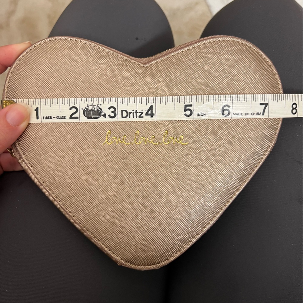 Katie Loxton Gold Heart Shaped Wristlet - Picture 8 of 10